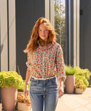Good Boyfriend Shirt - Darlington Floral Papaya