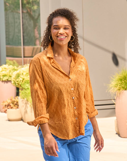 Good Boyfriend Shirt - Sunflower Overdye Marigold