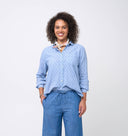 Good Boyfriend Shirt - Sunflower Overdye Cornflower Blue