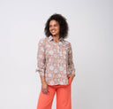 Good Boyfriend Shirt - Hydrangea Beauty Mocha
