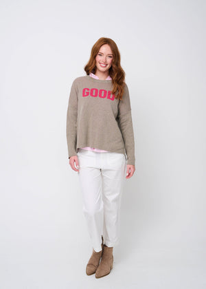 Good Relaxed Sweater - Taupe