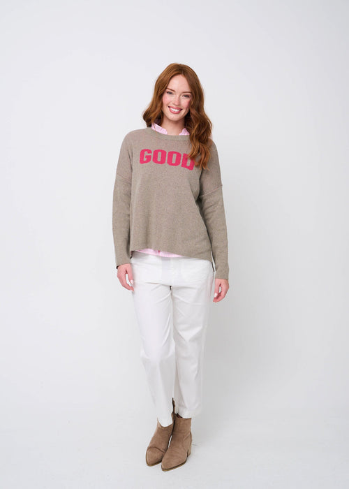 Good Relaxed Sweater - Taupe