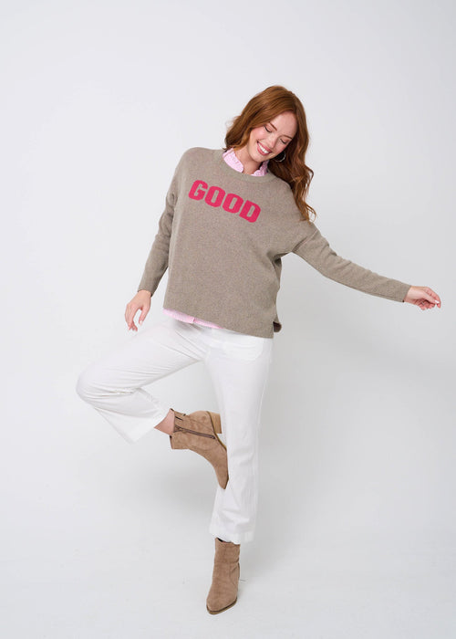 Good Relaxed Sweater - Taupe