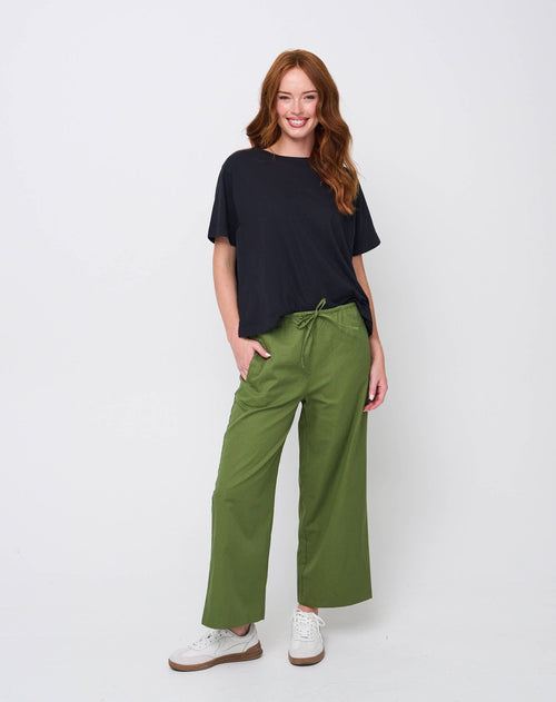 Shore Pant - Olive Twill