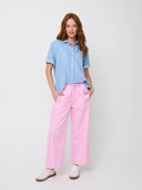 Shore Pant - Tickled Pink Twill