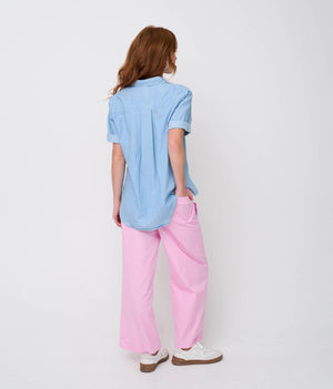 Shore Pant - Tickled Pink Twill