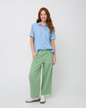 Shore Pant - Watercress Twill