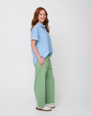 Shore Pant - Watercress Twill