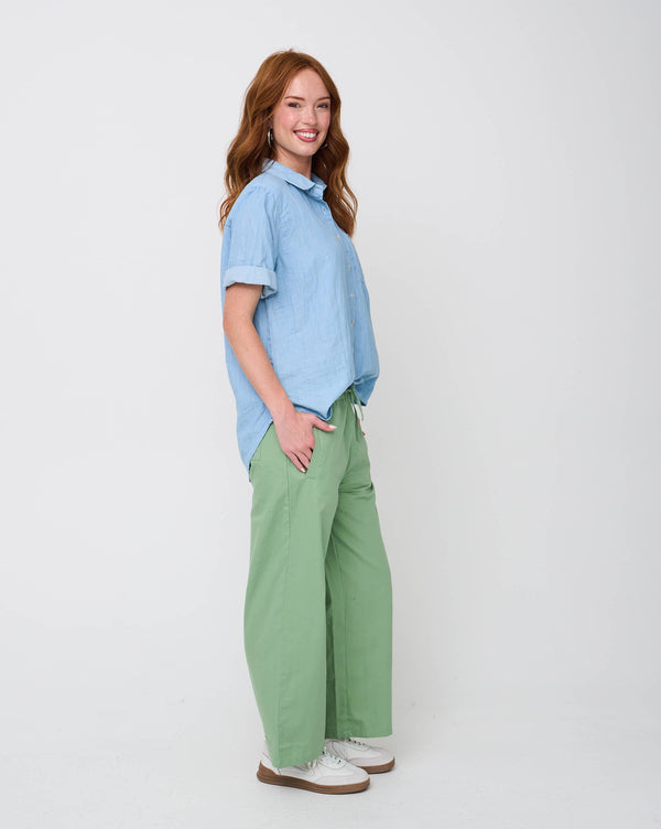 Shore Pant - Watercress Twill