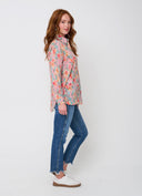 Good Boyfriend Shirt - Watercolor Floral Tickled Pink