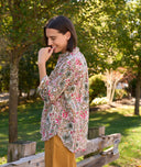 Good Boyfriend Shirt - Monarch Botanical Ecru