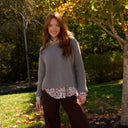 Montauk Shaker Recycled Cashmere Sweater - Perla Grey