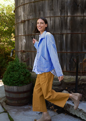Countryside Quilted Jacket - Cornflower Blue PRE-ORDER