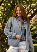 Countryside Quilted Jacket - Dove Grey PRE-ORDER