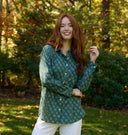 Good Boyfriend Shirt - Rockport Floral French Teal