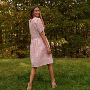 Hudson Dress - Floral Escape Tickled Pink