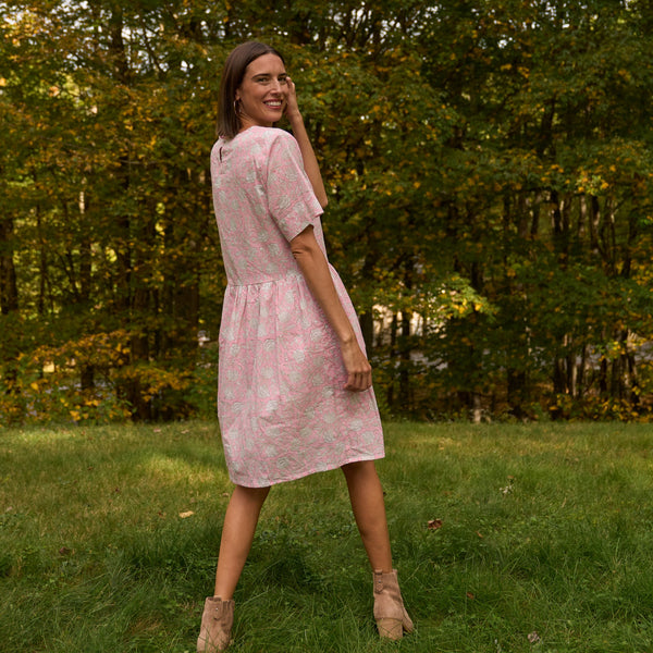 Hudson Dress - Floral Escape Tickled Pink