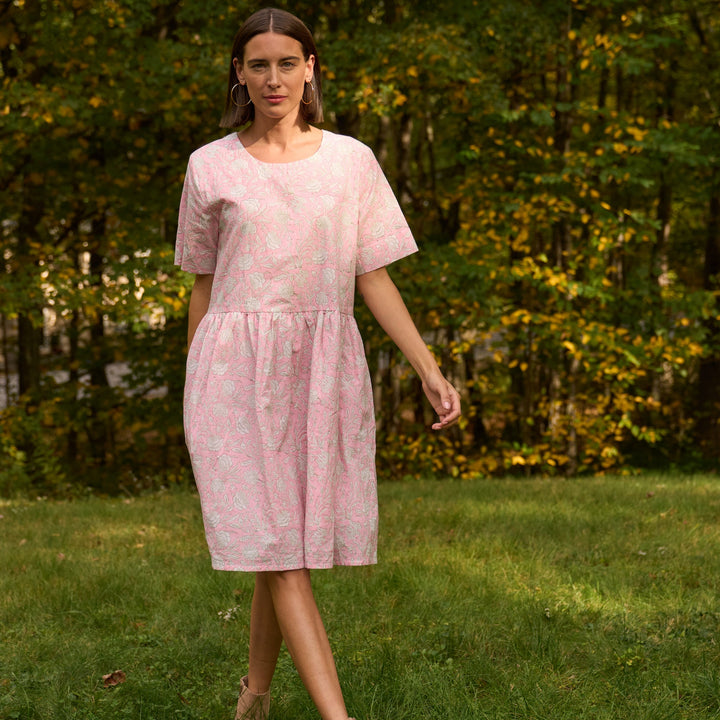 Hudson Dress - Floral Escape Tickled Pink