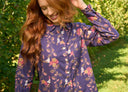 Good Boyfriend Shirt - Birdie On A Vine Navy