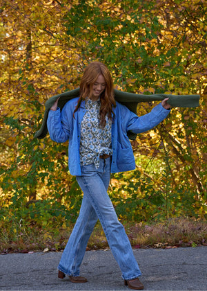 Countryside Quilted Jacket - Cobalt PRE-ORDER