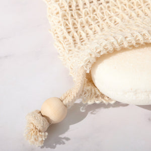 Cotton Sisal Soap Saver Bag