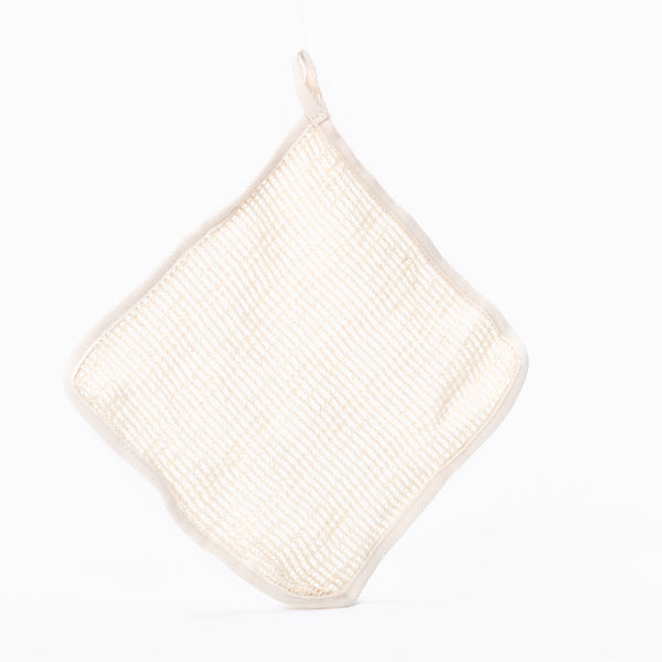 Cotton & Sisal Shower Wash Cloth