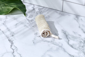 Cotton & Sisal Shower Wash Cloth