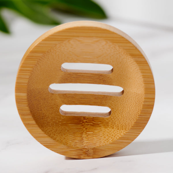 Bamboo Circular Soap Dish