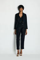 Hemp Three Piece Set in Black