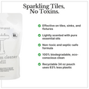 Bathroom Cleaner Refill Pouch, 34 Fl Oz