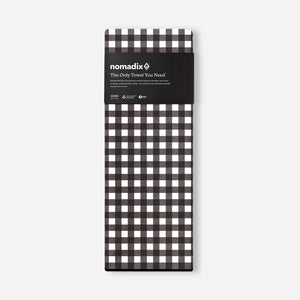 Original Towel: Gingham Black