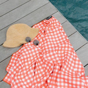 Original Towel: Gingham Red