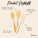 3-Piece Bamboo Kitchen Utensil Set