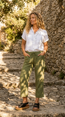 Marina Pant - Linen Olive