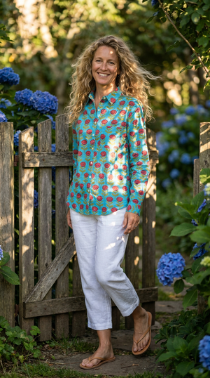 Good Boyfriend Shirt - Netherlands Tulip Cerulean