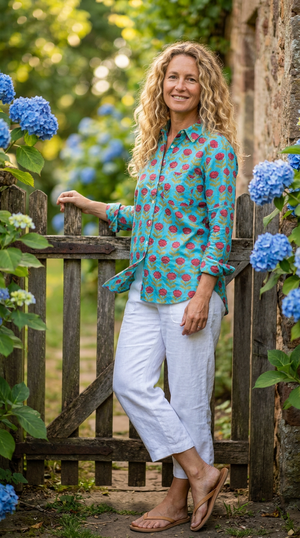Good Boyfriend Shirt - Netherlands Tulip Cerulean