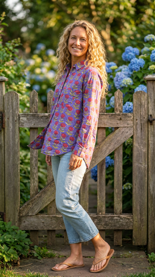 Good Boyfriend Shirt - Netherlands Tulip Violet