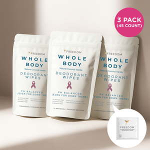 Whole Body Deodorant Wipes