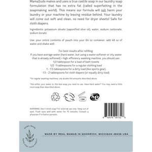 Laundry Soap Concentrate Refill (Coming Soon in 16oz Bottles)