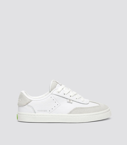 TOCA Pebbled Leather White Suede Smoke White