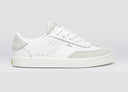 TOCA Pebbled Leather White Suede Smoke White