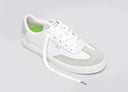 TOCA Pebbled Leather White Suede Smoke White