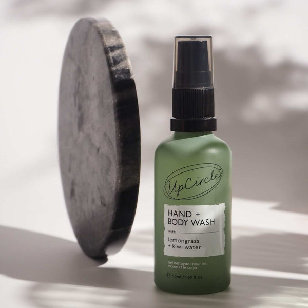 Natural Hand + Body Wash with Lemongrass - Travel Size