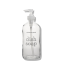 Dish Soap Empty Glass Bottle, 16oz