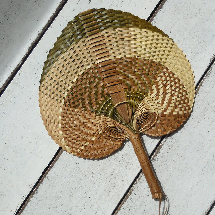 Balinese Woven Hand Fan 