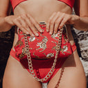 SUMATRAN TIGER Clutch in Red