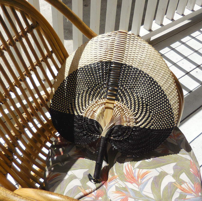 Balinese Woven Hand Fan 