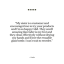 Glass Cleaner Empty Glass Bottle, 16oz