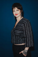 Artemis Top in Radio Stripe