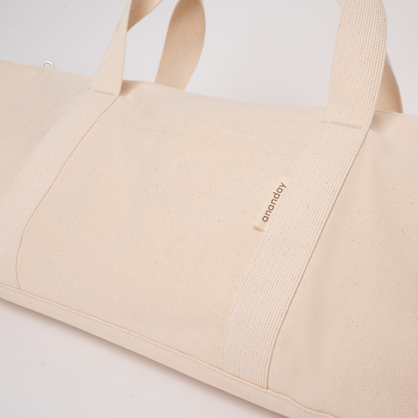 Canvas Yoga Bag in Natural